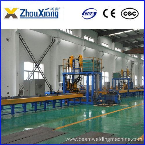 H beam one-time Assembly and Welding Machine